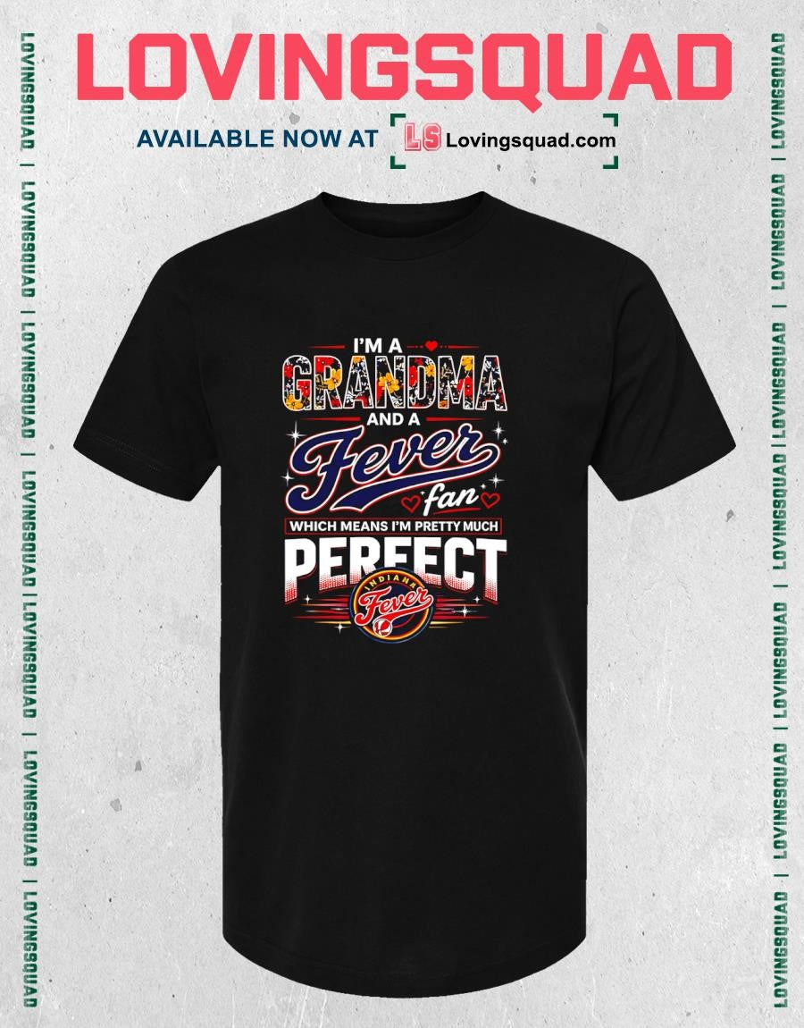 I’m A Grandma And A Fever Fan Pretty Much Perfect WNBA Vintage T-shirt