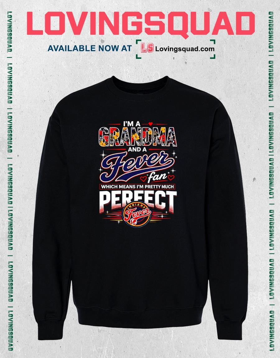 I’m A Grandma And A Fever Fan Pretty Much Perfect WNBA Vintage T-shirt