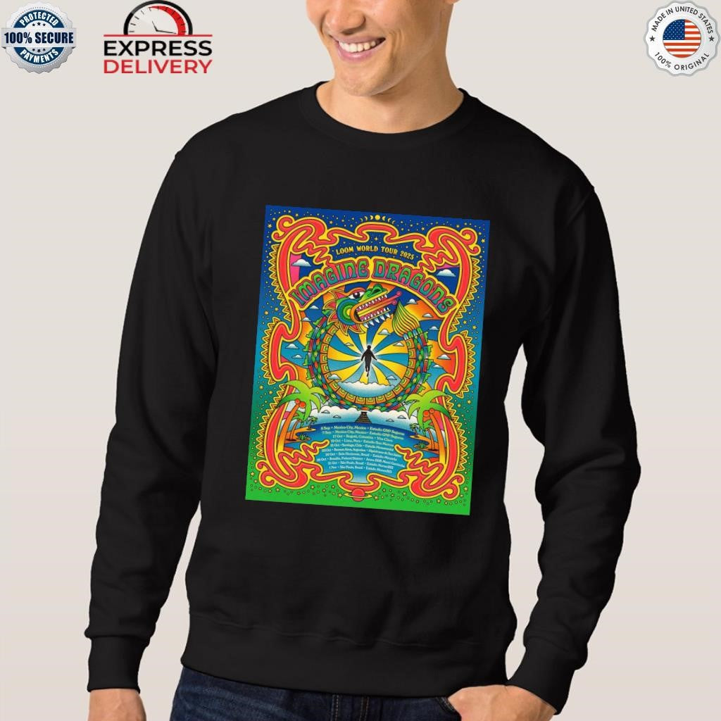 Imagine Dragons Loom World Tour 2025 South American Shirt