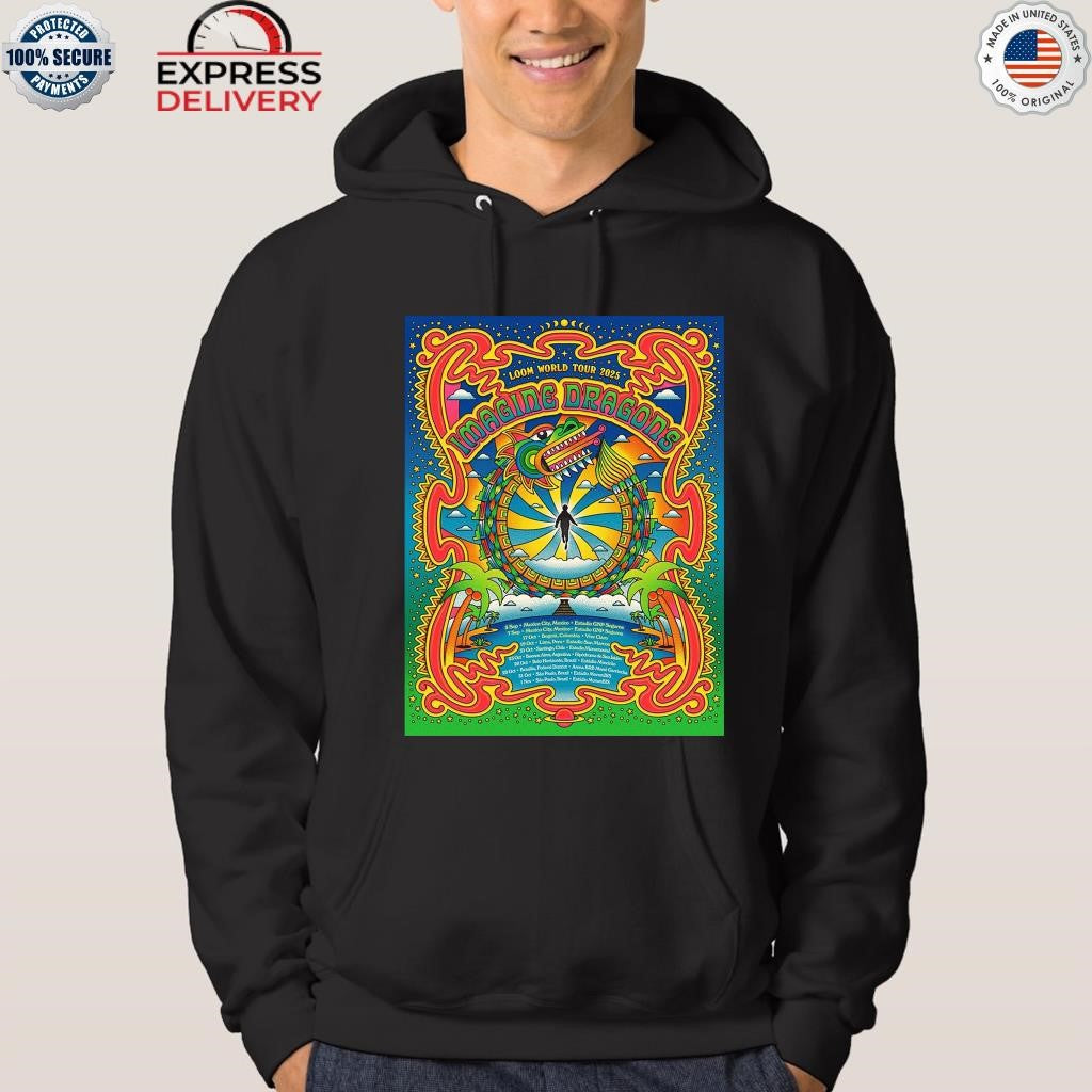 Imagine Dragons Loom World Tour 2025 South American Shirt