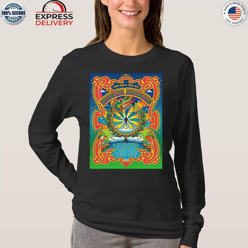 Imagine Dragons Loom World Tour 2025 South American Shirt