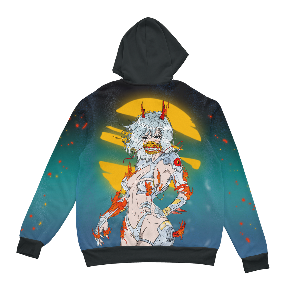 In Flames Zip Up Hoodie