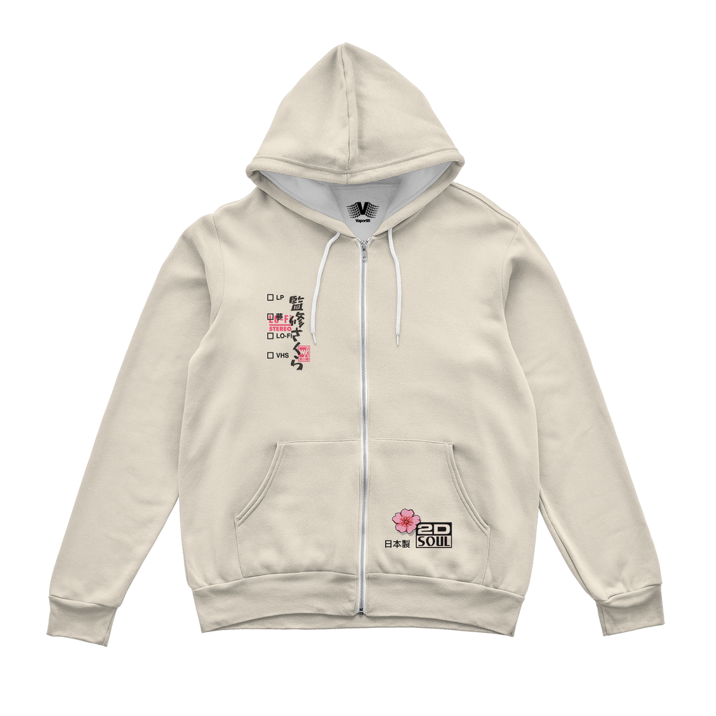 In Perspective Zip Up Hoodie