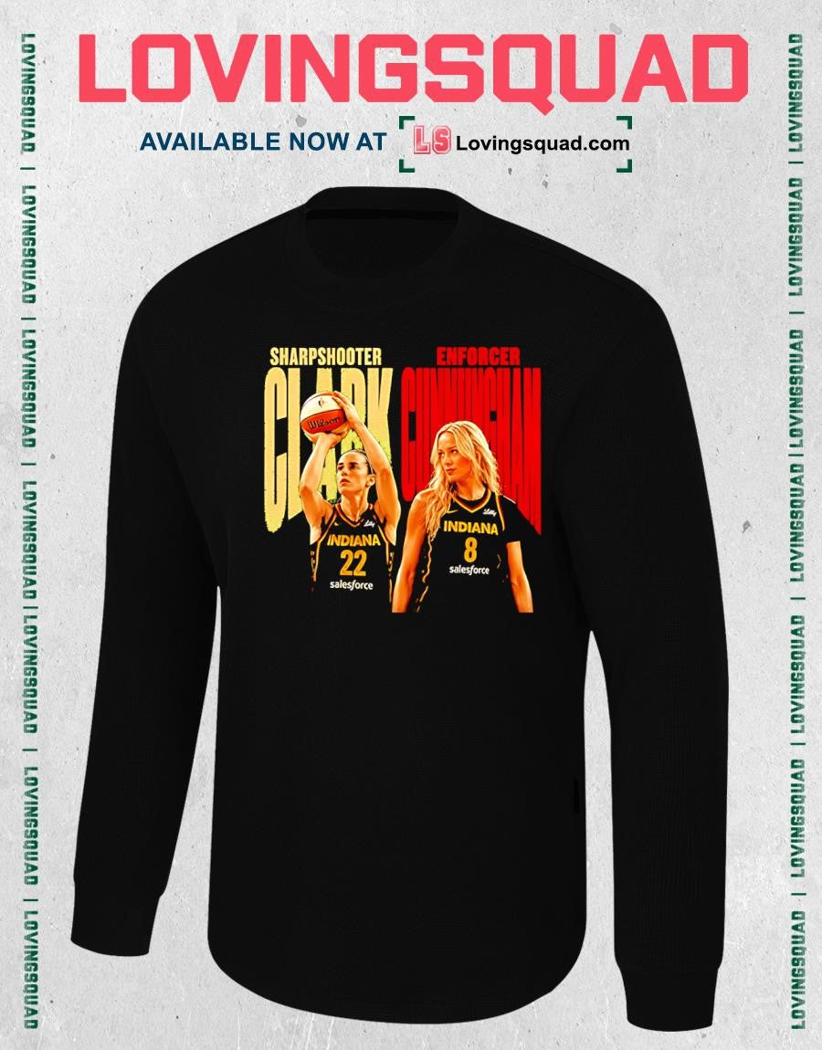 Indiana Fever Caitlin Clark Sophie Cunningham T-Shirt