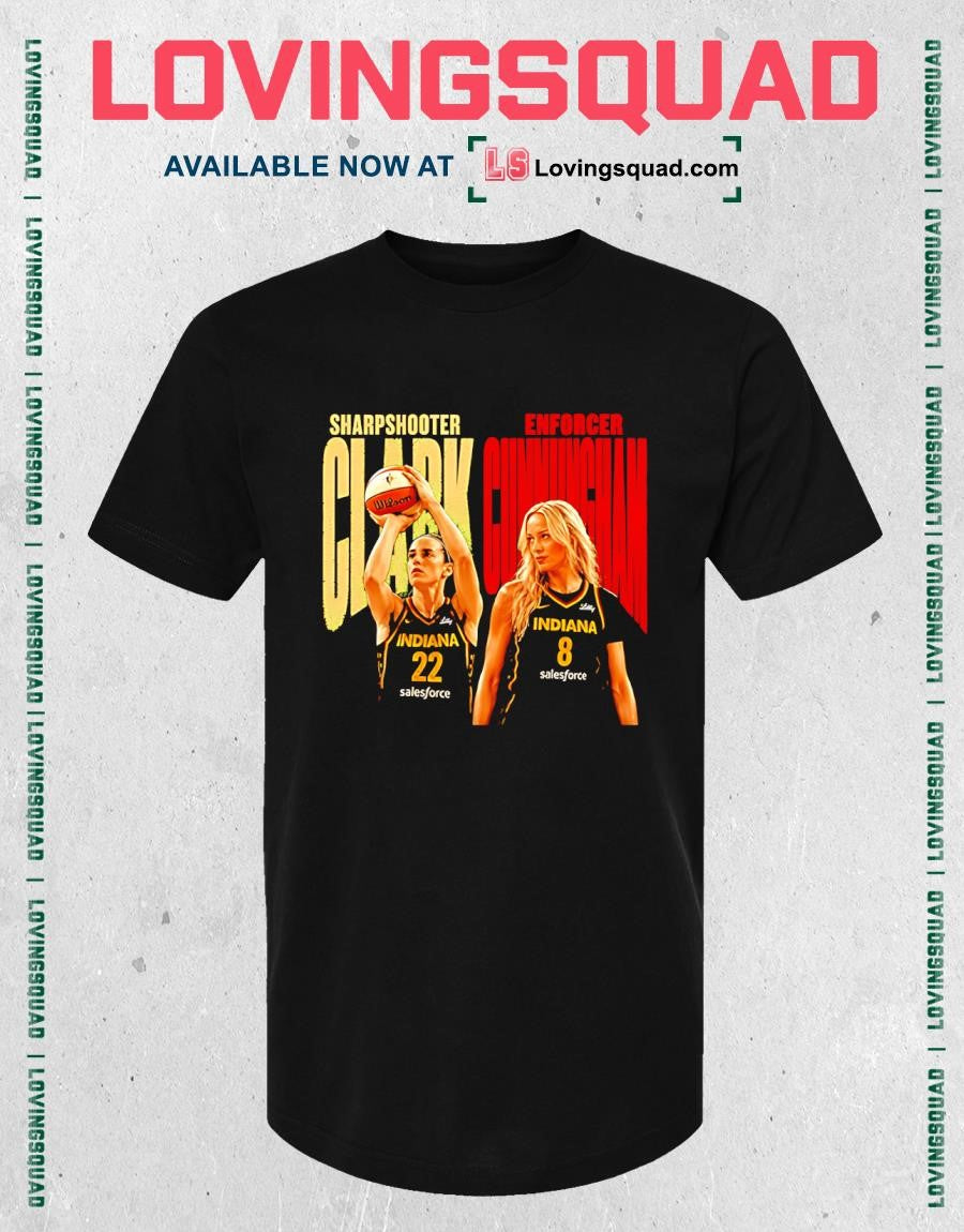Indiana Fever Caitlin Clark Sophie Cunningham T-Shirt