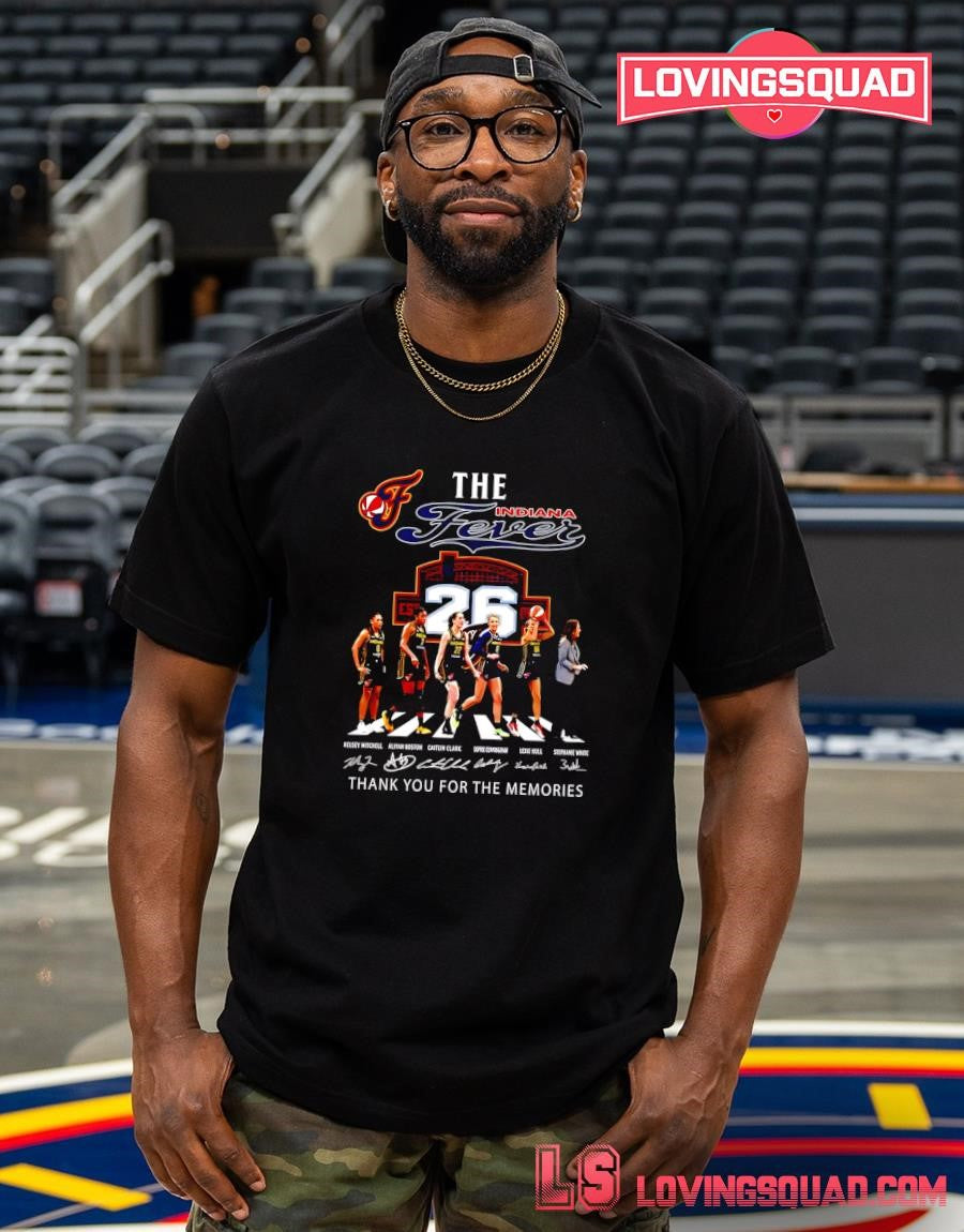 Indiana Fever Players and Stephanie White Thank You for the Memories Signature T-shirt