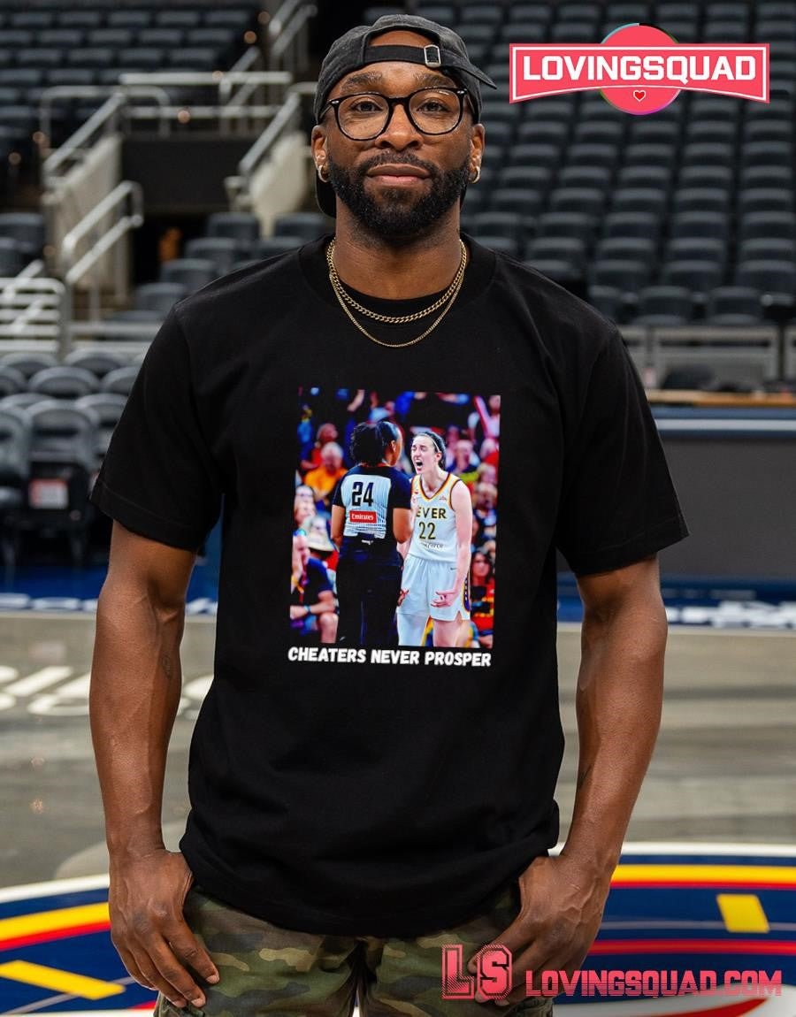 Indiana Fever guard Caitlin Clark Cheaters Never Prosper T-shirt
