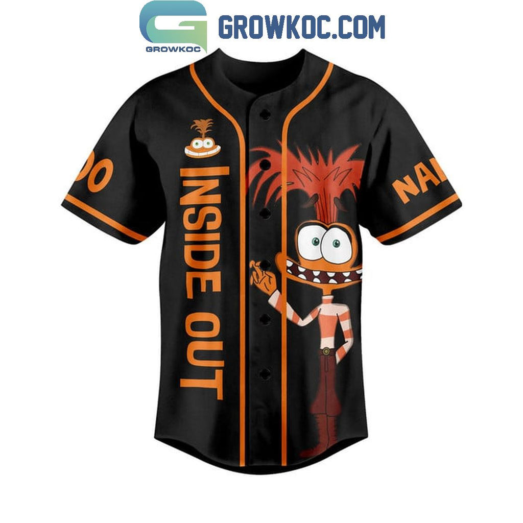 Inside Out 2 I’m Fine Personalized Baseball Jersey
