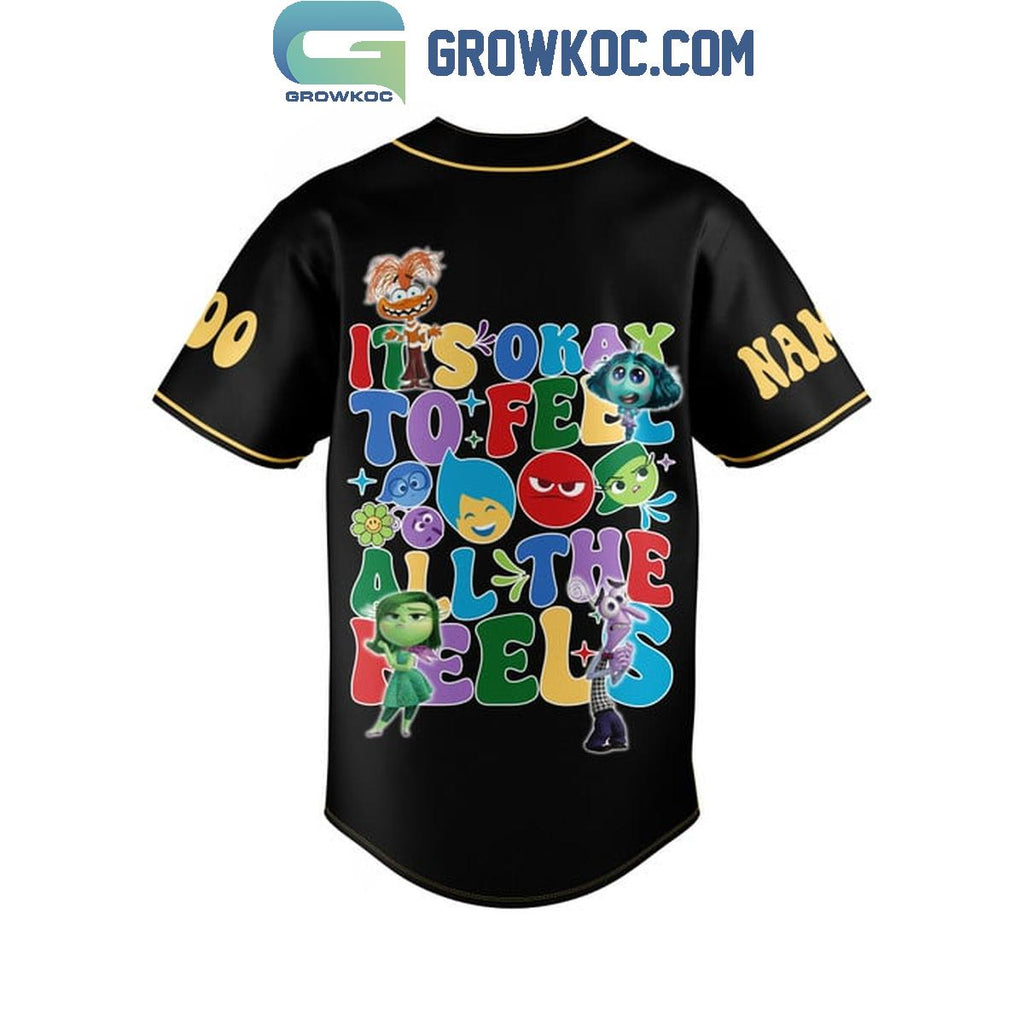 Inside Out 2024 Don’t Bottle It Up Personalized Baseball Jersey
