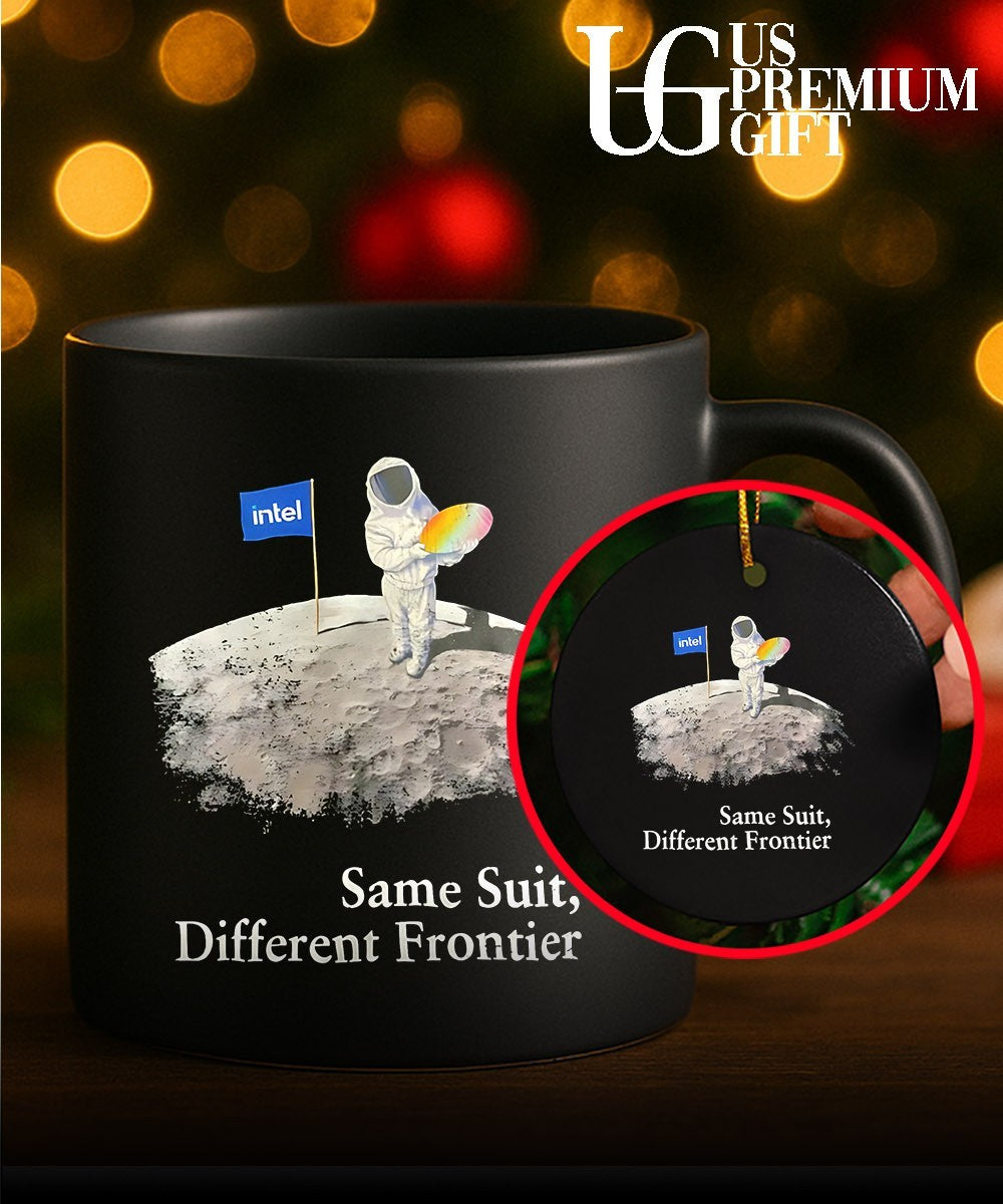 Intel Astronaut Silicon Wafer Same Suit Different Frontier shirt