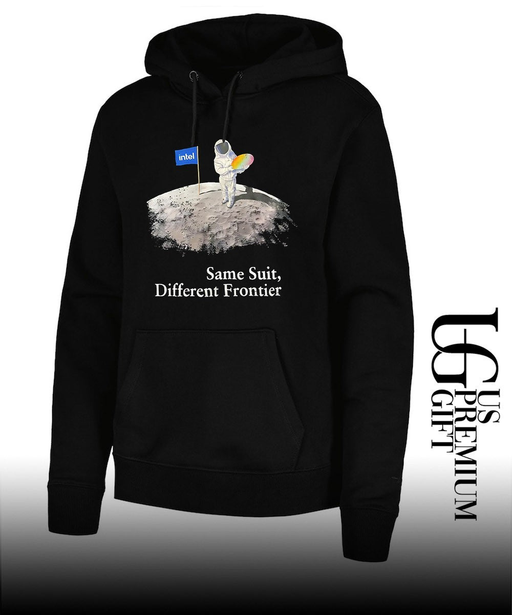 Intel Astronaut Silicon Wafer Same Suit Different Frontier shirt