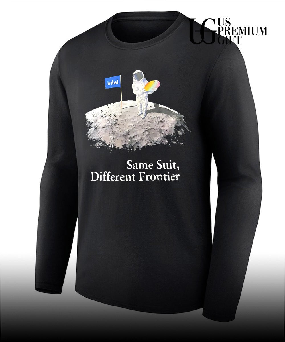 Intel Astronaut Silicon Wafer Same Suit Different Frontier shirt