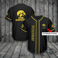 Iowa Baseball Jersey All Over Printed Ncaa Iowa Hawkeyes Custom Name Black Jersey Shirts The University Of Iowa Baseball Uniform NEW