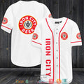 BEST Iron city beer Baseball Jersey