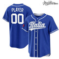 Italia Team Uniform Custom Name Number Baseball Jersey