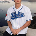 Italian Flag Team Uniform Custom Italia Baseball Jersey