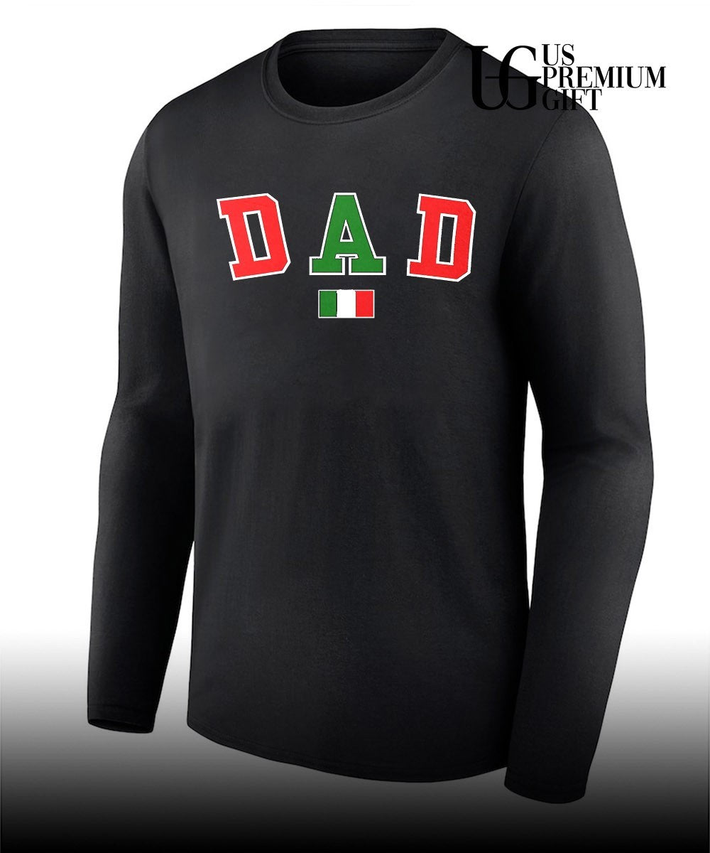 Italy Italian flag Dad Happy Father’s Day shirt