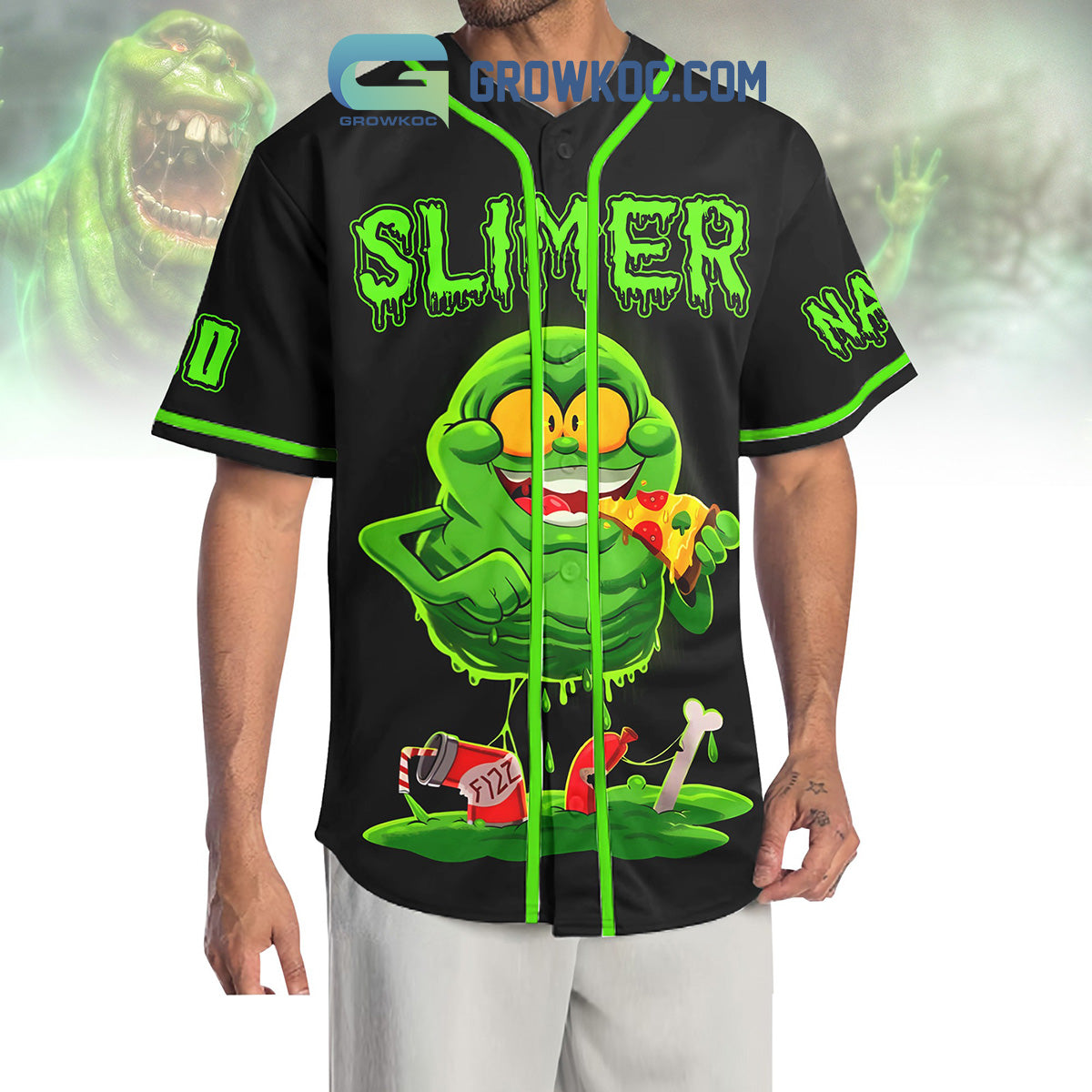 I’ve Been Slimer Monster Personalized Baseball Jersey