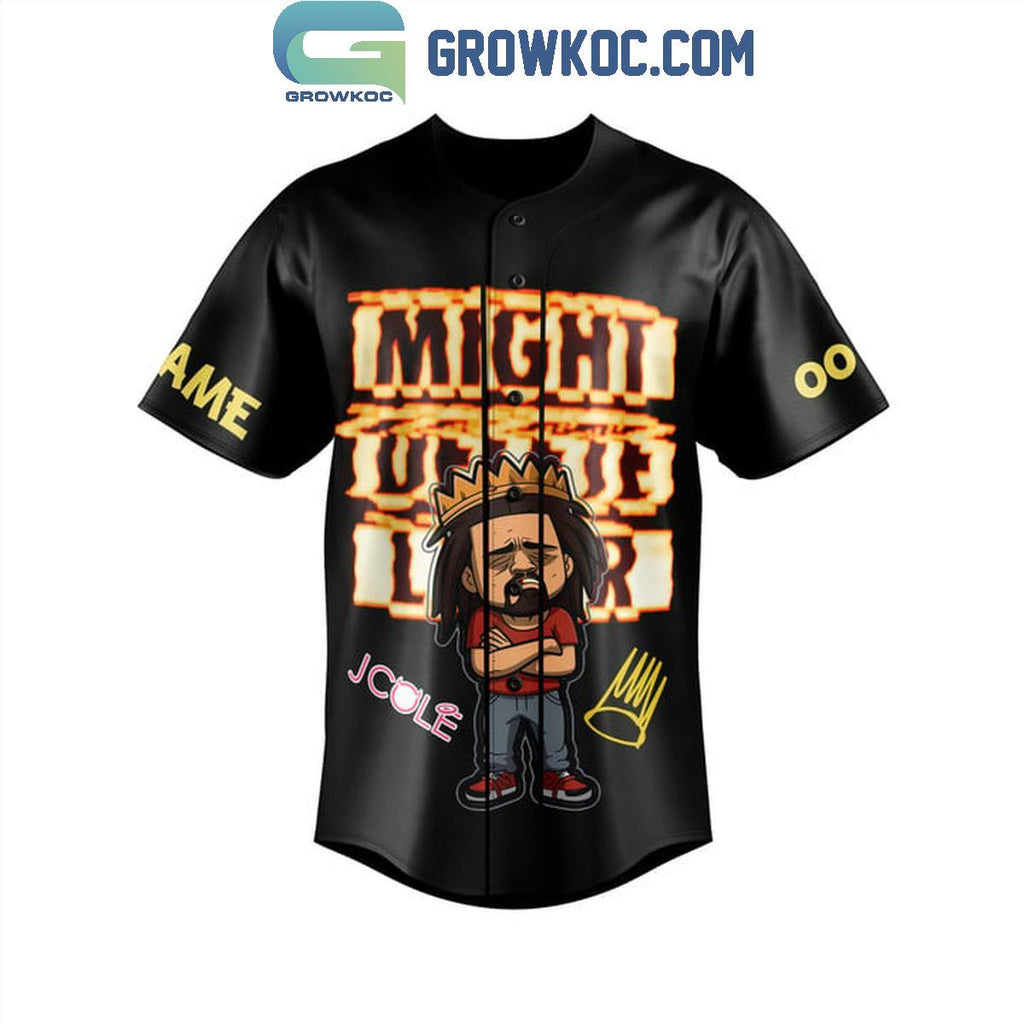 J. Cole Might Delete Later Personalized Baseball Jersey