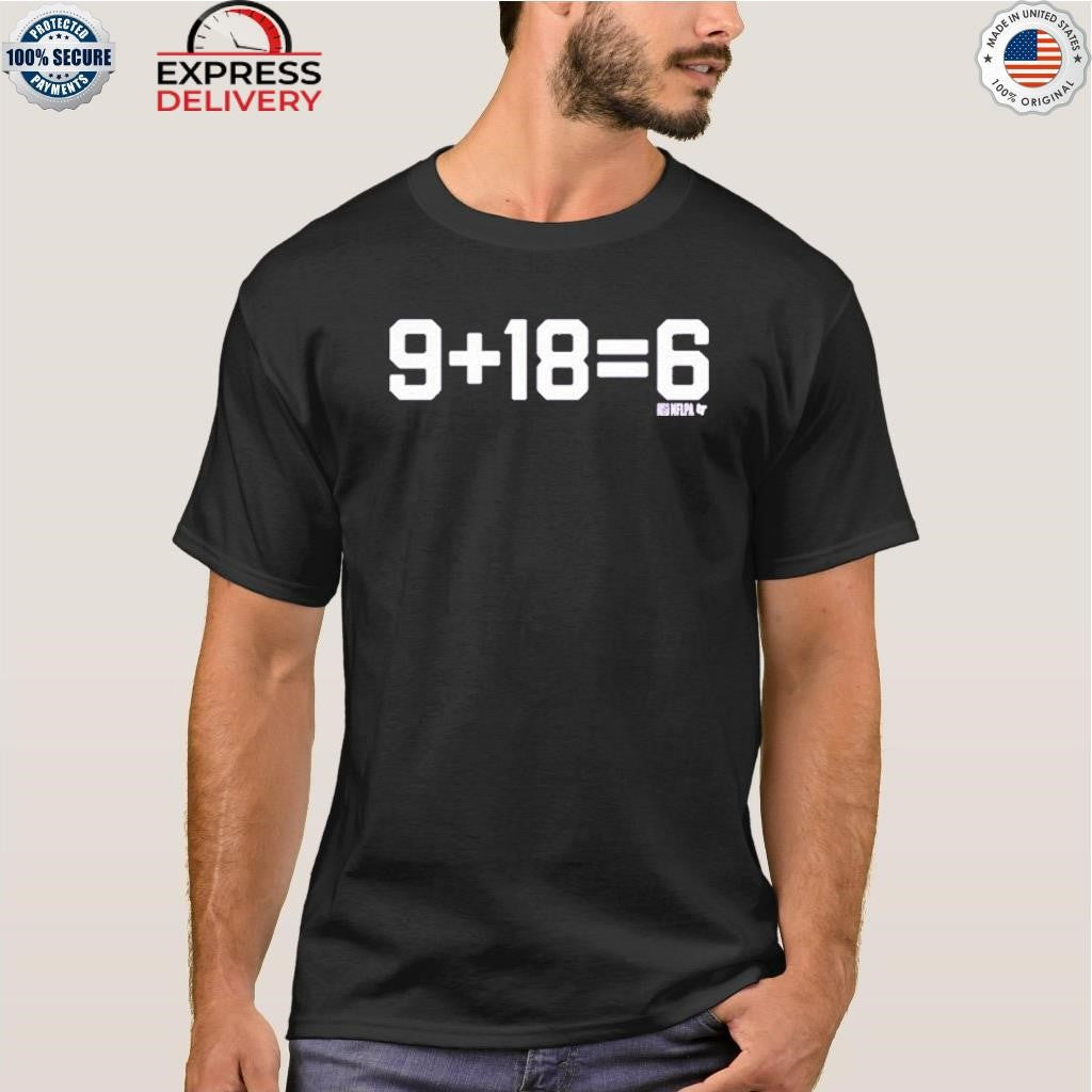 J.J. McCarthy & Justin Jefferson 9 + 18 = 6 Shirt