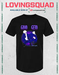 JJK Gojo and Geto Purple Logo Portrait Anime T-Shirt