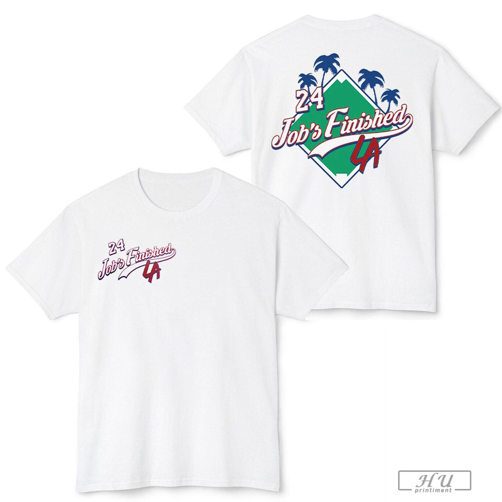 Jack Flaherty Dodgers 24 Jobs Finished T-Shirts, Hoodie, Sweatshirt | InkRitualCo.com