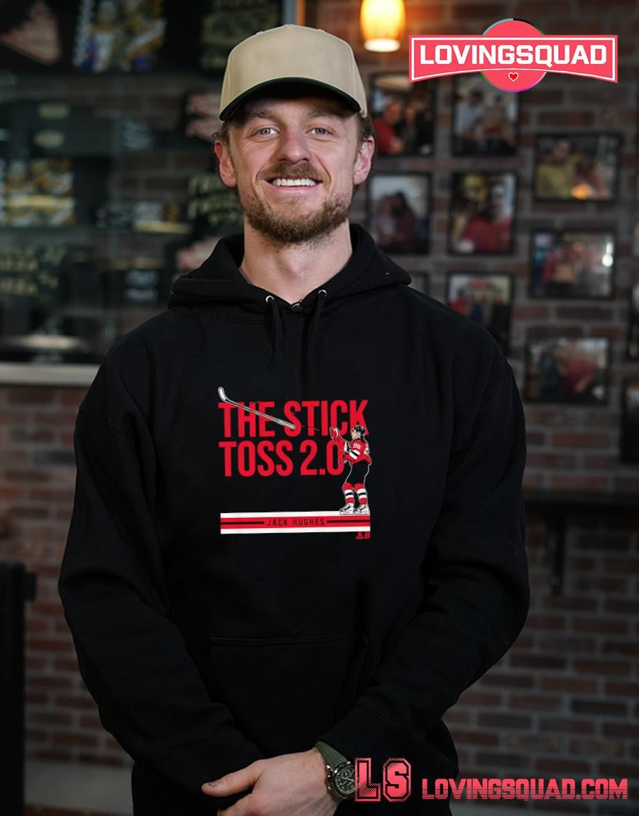 Jack Hughes The Stick Toss 20 New Jersey Devils T-shirt