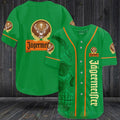 FASHION Jagermeister Skull Baseball Jerseys Botton Shirt