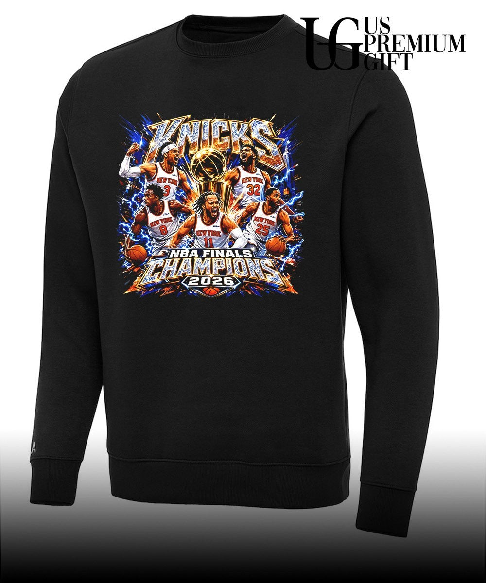 Jalen Brunson Josh Hart OG Anunoby Mitchell Robinson Donte DiVincenzo Knicks NBA Finals Champions 2026 shirt