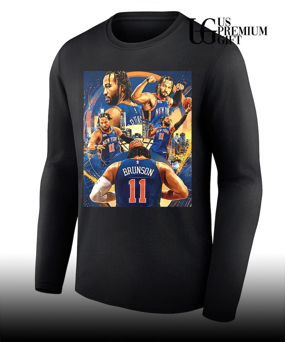 Jalen Brunson New York Champions 2026 behind shirt