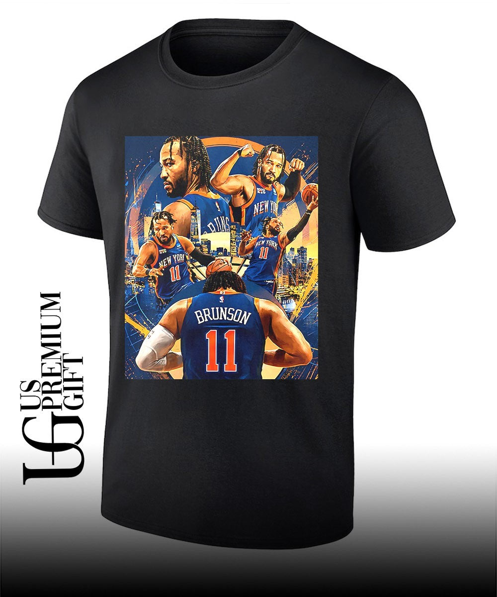 Jalen Brunson New York Champions 2026 behind shirt