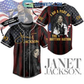 Janet Jackson I Am A Part Of The Rhythm Nation Personalized Baseball Jersey