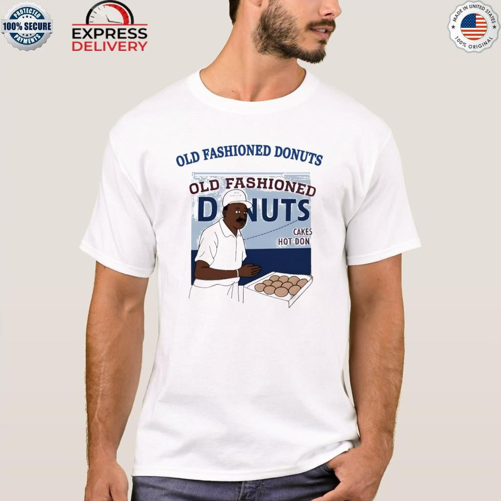 Jason Kelce Wear Old Fashioned Donuts Shirt With Suit