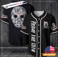 Jason Voorhees Mask Friday The 13th Movie Baseball Jersey