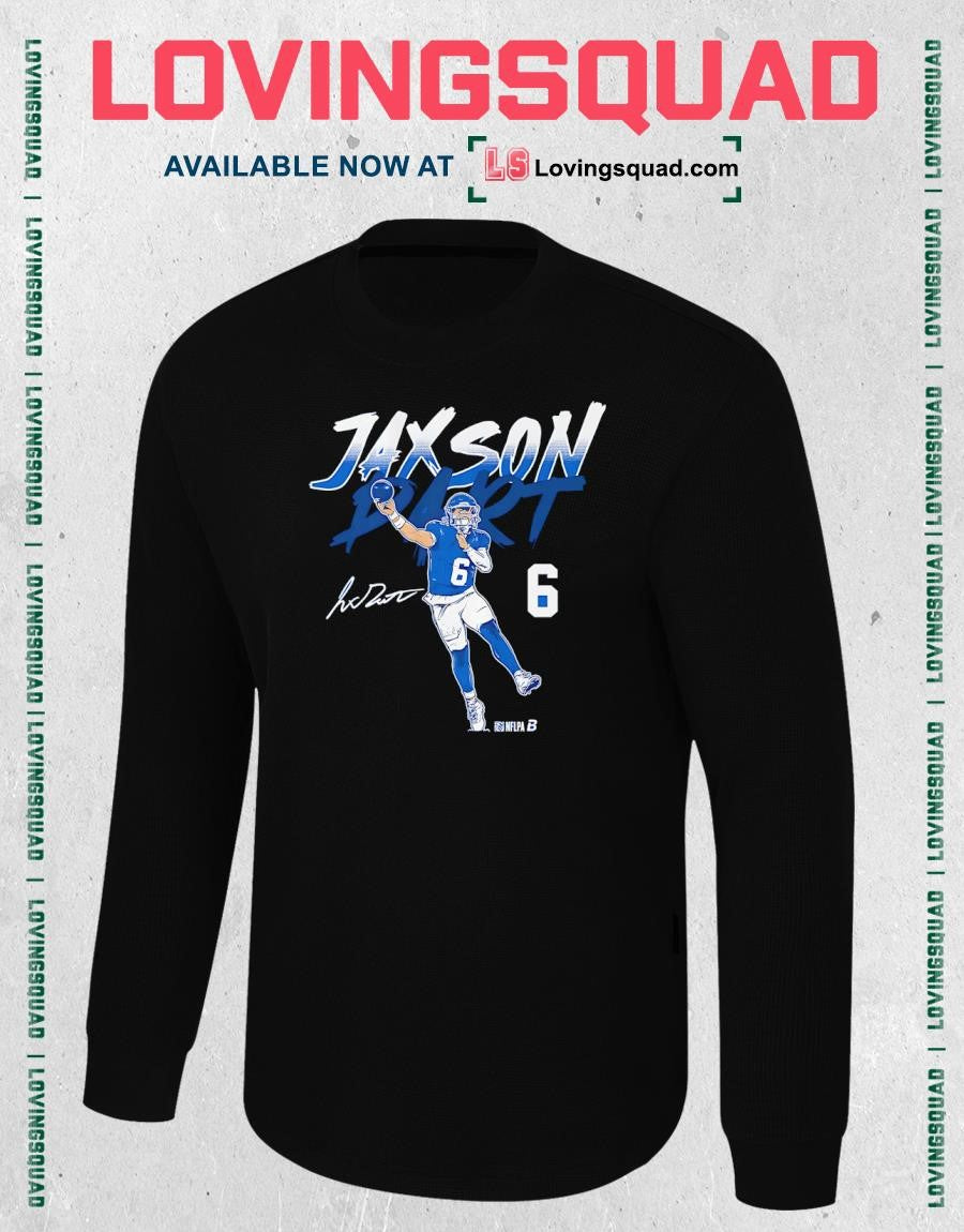 Jaxson Dart Name & Number Pose Signature T-Shirt