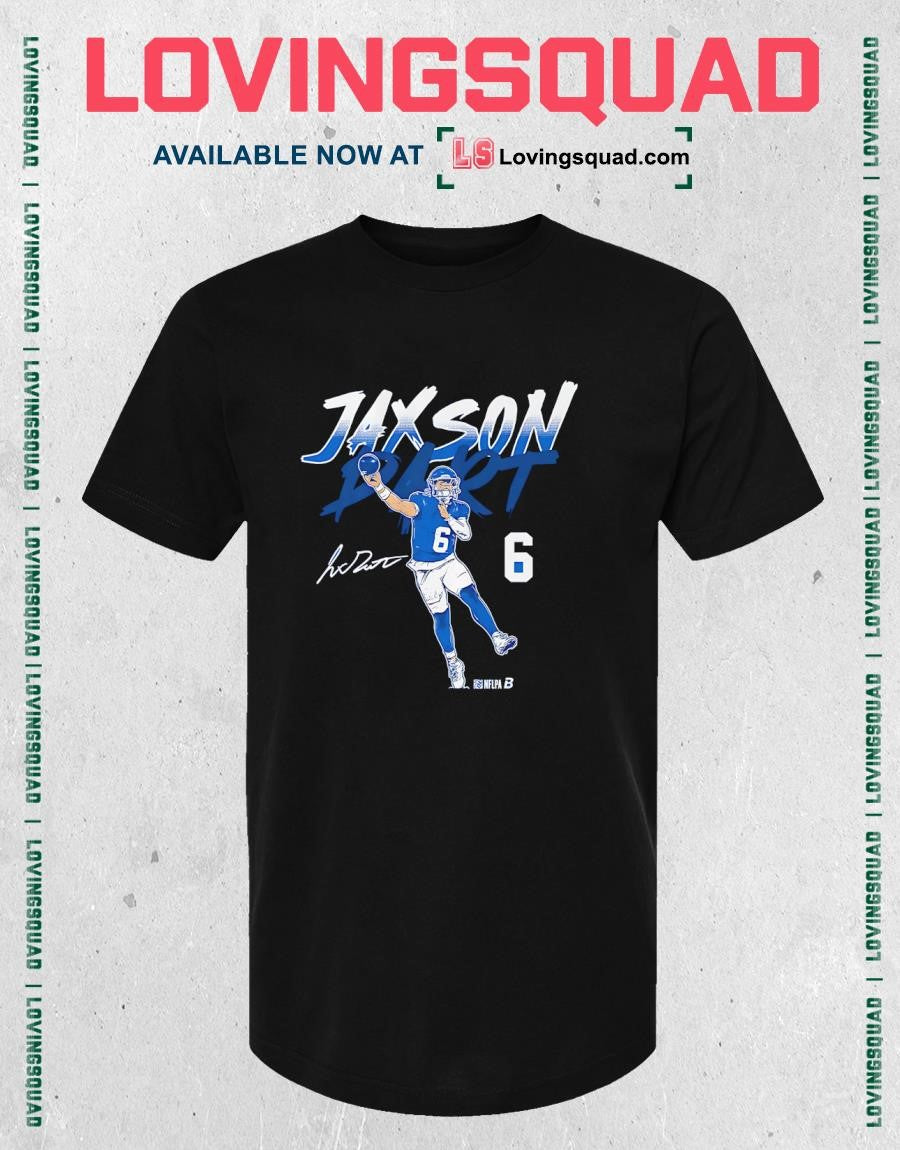 Jaxson Dart Name & Number Pose Signature T-Shirt