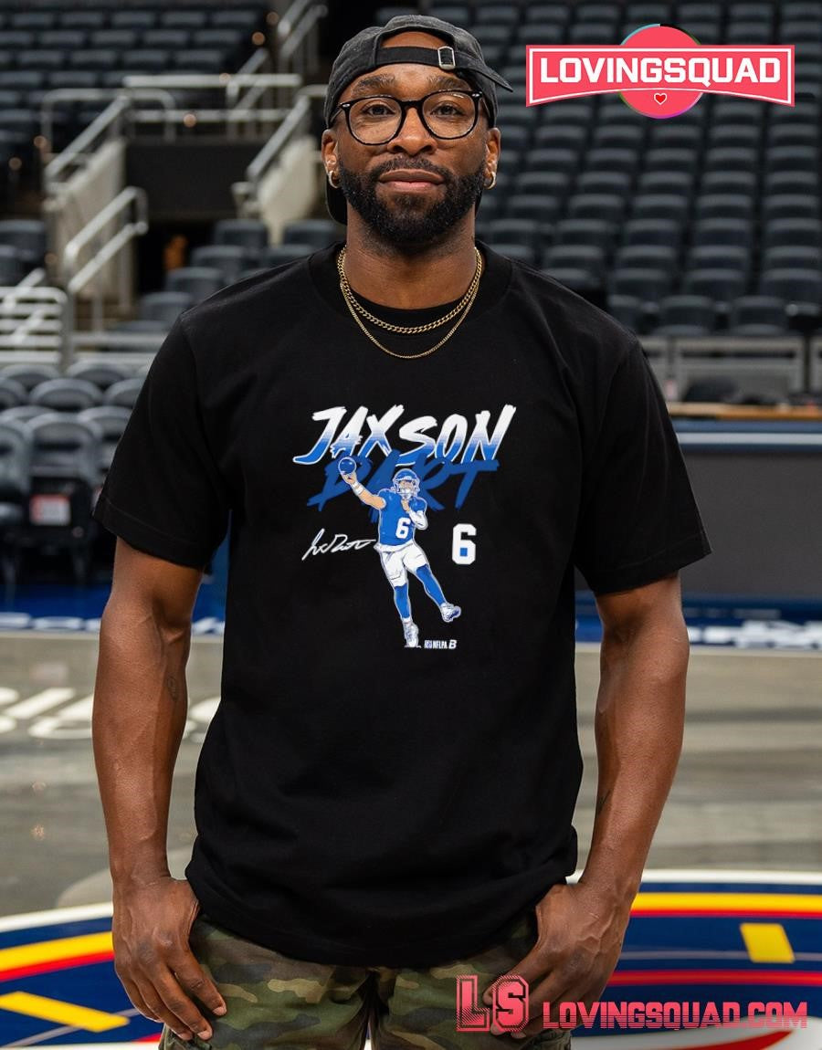Jaxson Dart Name & Number Pose Signature T-Shirt