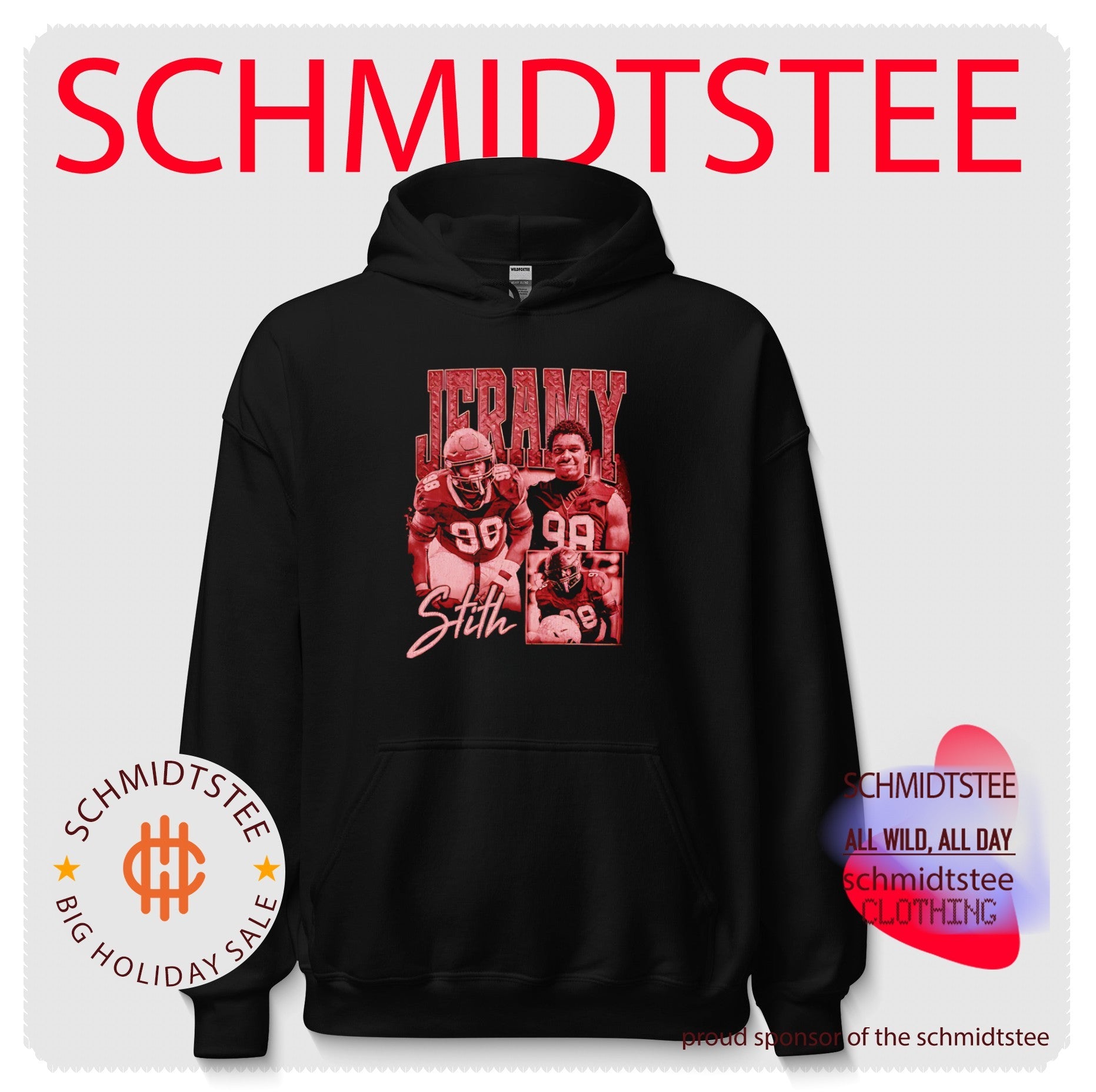 Jeramy Stith Football Tribute sports apparel shirt