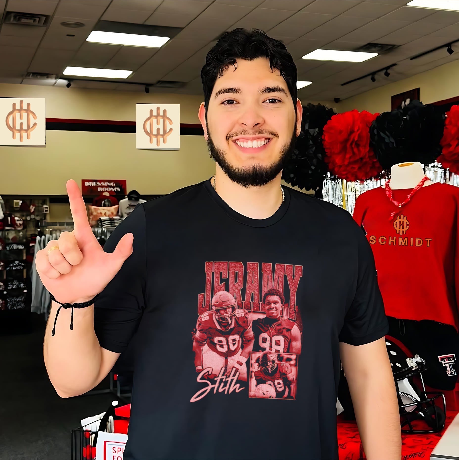 Jeramy Stith Football Tribute sports apparel shirt