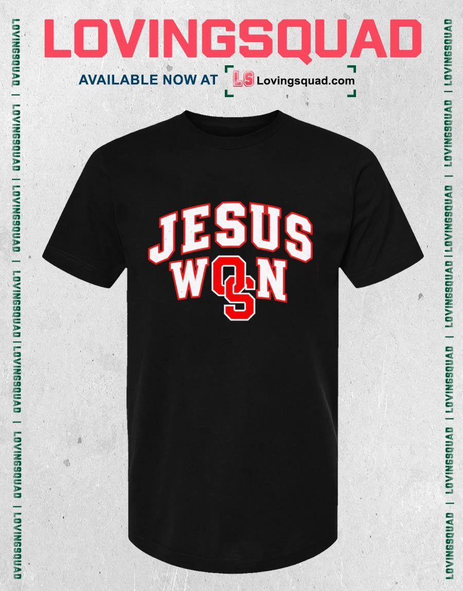 Jesus Won Distressed Religious Christian T-shirt