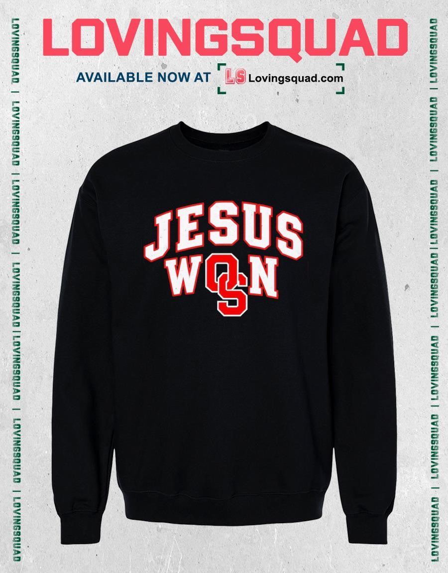 Jesus Won Distressed Religious Christian T-shirt