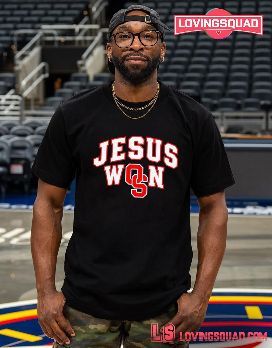 Jesus Won Distressed Religious Christian T-shirt