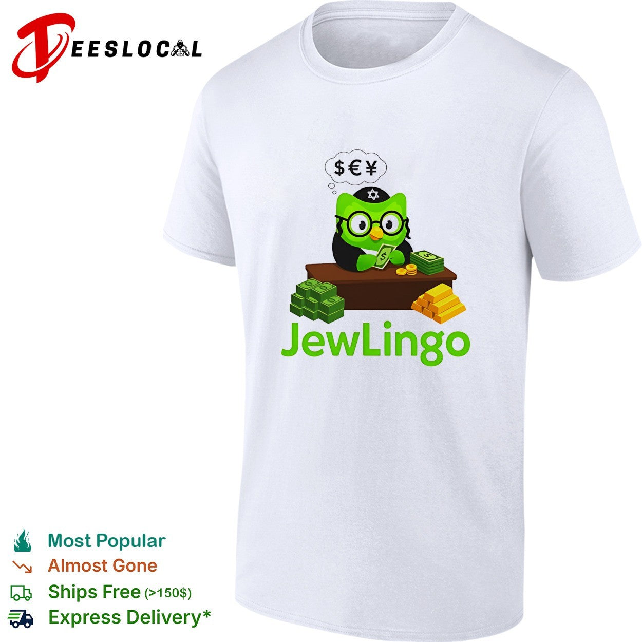 JewLingo Duolingo Movie meme shirt