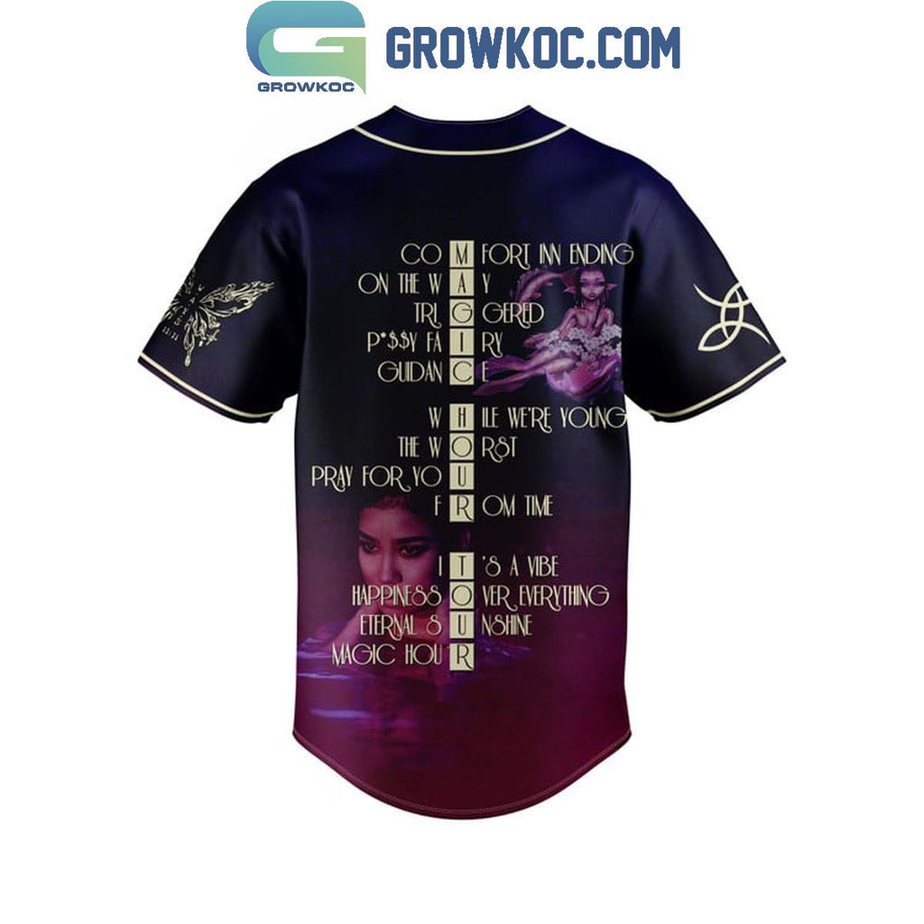 Jhene Aiko Comfort In Ending On The Way Personalized Baseball Jersey