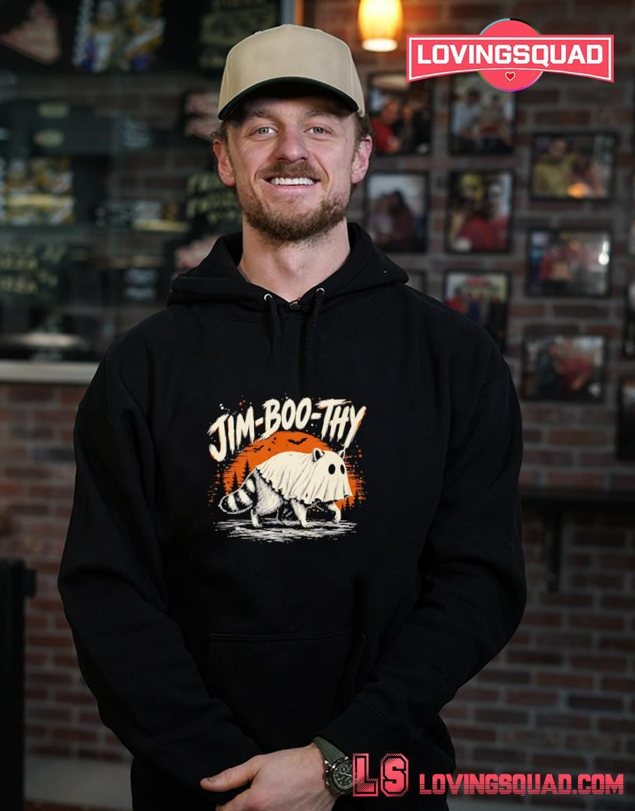 Jim-Boo-Thy Halloween Raccoon T-Shirt