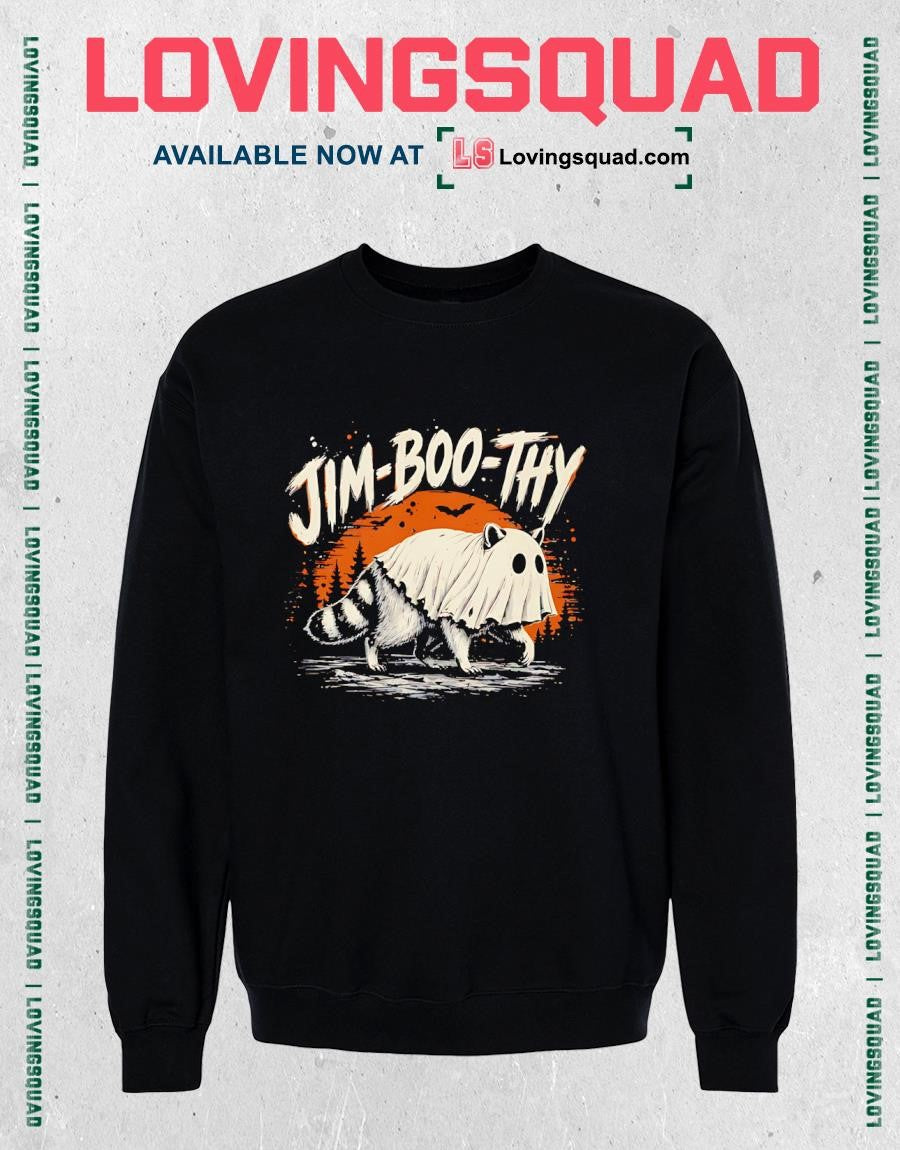 Jim-Boo-Thy Halloween Raccoon T-Shirt