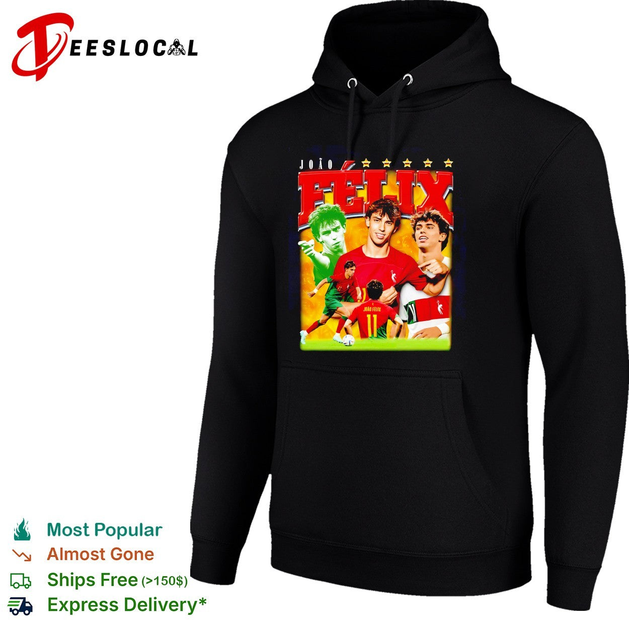 Joao Felix action shots collage shirt