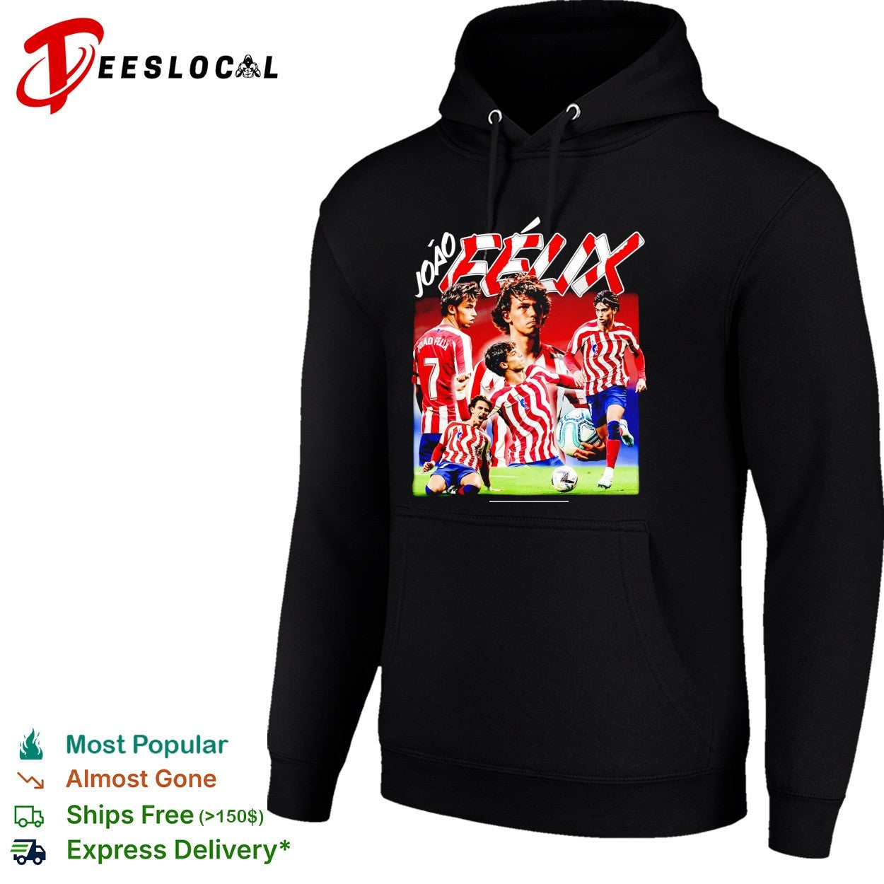 Joao Felix dribbling collage shirt