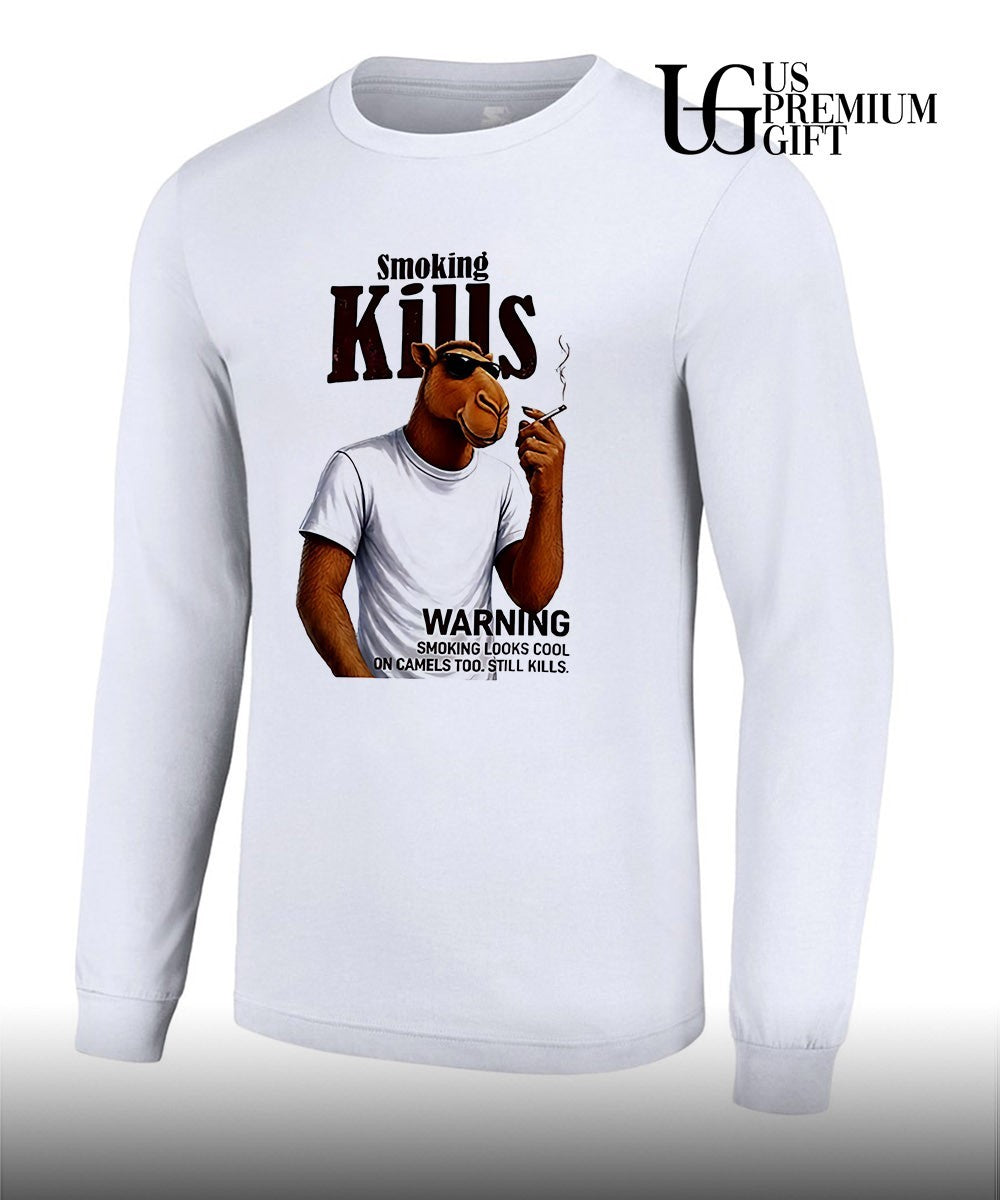 Joe Camel smoking Kills warning looks cool on camels too still kills shirt