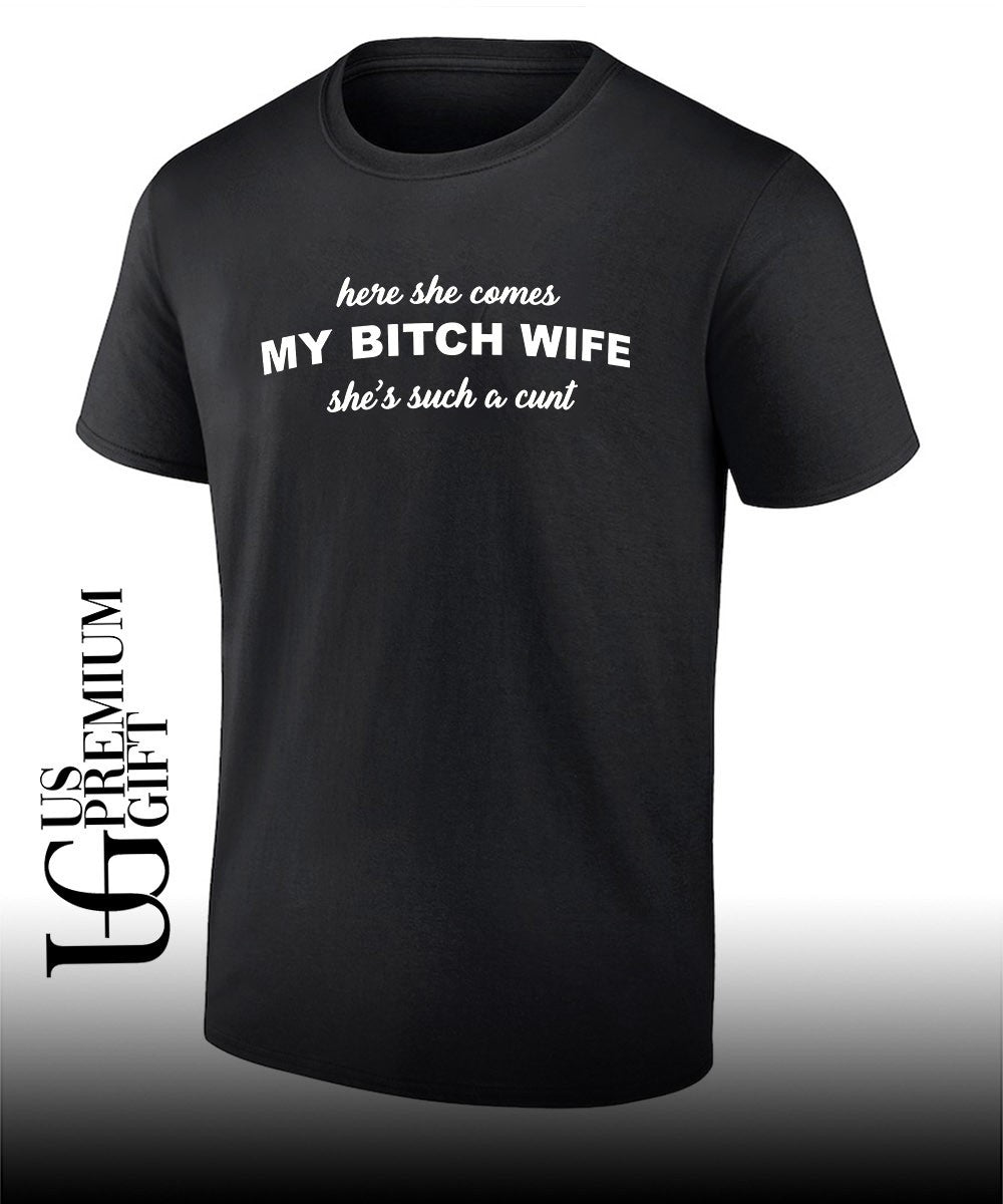 Joe Giudice here she comes my bitch wife she’s such a cunt shirt